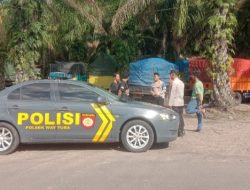 Untuk menjaga situasi keamanan dan ketertiban, Polsek Way Tuba lakukan patroli KRYD dengan menyambangi warga di Jalinsum