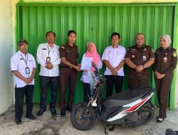 Kejaksaan Negeri Way Kanan menjalankan Pelayanan, “Pergi Antar Gratis Barang Bukti (GITARIS) untuk mengembalikan Barang Bukti