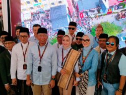 Ribuan Simpatisan Hantarkan Pasangan Mirza-Jihan Daftarkan Diri Sebagai Cagub-Cawagub Lampung Periode 2024-2029