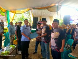 Ali Rahman Melakukan Pengukuhan terhadap Tim Laba-Laba yang ia bentuk di setiap Kecamatan yang ada di Kabupaten Way Kanan.