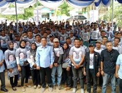 Ali Rahman bakal calon bupati mengukuhan tim laba-laba pakuon ratu .