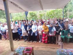 Ratusan Anggota Tim Emak-emak Amanah Dikukuhkan Bacalon Wabup Ayu Asalasiyah Jelang Pilkada 2024 di Kecamatan Gunung Labuhan
