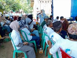 Kampanye Paslon Amanah Pertama, Calon Wakil Bupati Ayu Asalasiyah Sapa Warga Sri Rejeki dan Gedung Harapan
