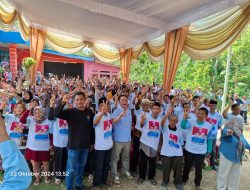 Calon Bupati Way Kanan No urut 02 Ali Rahman Menggelar Kampanye Empat Titik di Wilayah Kecamatan Negeri Agung. Selasa (22/10/2024