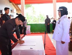*M. Firsada Lantik PJ Kepalo Tiyuh Karta Sari*