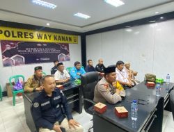 Bersama awak media porles way kanan melakukan meeting zoom redaksi serta wartawan.