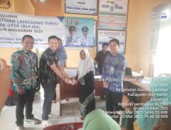 PEMERINTAHAN KAMPUNG BANJAR RATU SALURKAN BLT DD TAHAP PERTAMA TAHUN 2025