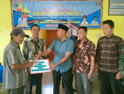 Kepala kampung Bengkulu Tengah bagikan BLT dd ekstrim sebanyak 10 KPM tahap pertama hari ini