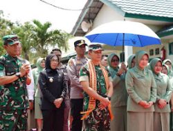 Pangdam II/Sriwijaya, Mayjen TNI Ujang Darwis, M.D.A., melaksanakan kunjungan kerja ke Markas Komando Distrik Militer (Makodim) 0427/Way Kanan