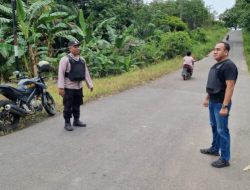 Polsek Pakuan Ratu rutin melakukan patroli dialogis di Kampung Tanjung Serupa Kecamatan Pakuan Ratu, Kabupaten Way Kanan