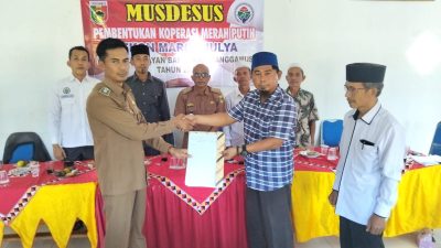 Pekon Marga Mulya Kec Kelumbayan Barat Gelar MUSDESUS Pembentukan Koperasi Merah Putih