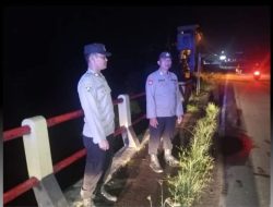 Meminimalisir Kriminalitas, Polsek Way Tuba Gelar Patroli KRYD di Jalinsum Way Kanan