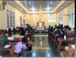 Ibadah Kenaikan Isa Almasih Tahun 2025, Polsek Blambangan Umpu Berikan Pengamanan di GPIB