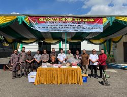 KEJARI WAY KANAN MUSNAHKAN BARANG BUKTI PERKARA TINDAK PIDANA UMUM YANG TELAH BERKEKUATAN HUKUM TETAP (INCRAHT)