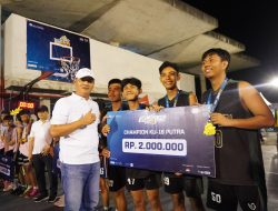 Bupati Novriwan Jaya Hadiri Penutupan Qris 3×3 Siger Slam 2025, Dorong Semangat Sportivitas dan Kreativitas Pemuda Tubaba