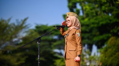 Bupati Nanda Indira Tekankan Disiplin dan Layanan Prima dalam Apel Pegawai Pemkab Pesawaran