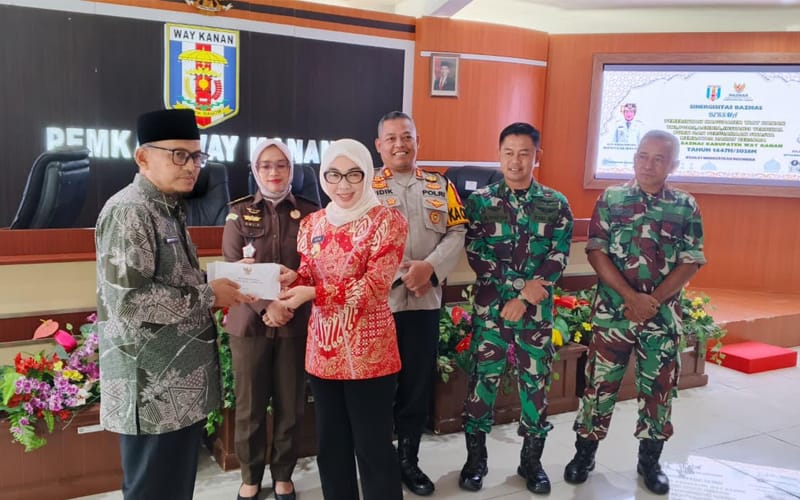 Bupati Way Kanan Ajak ASN dan Masyarakat Salurkan Zakat Melalui BAZNAS