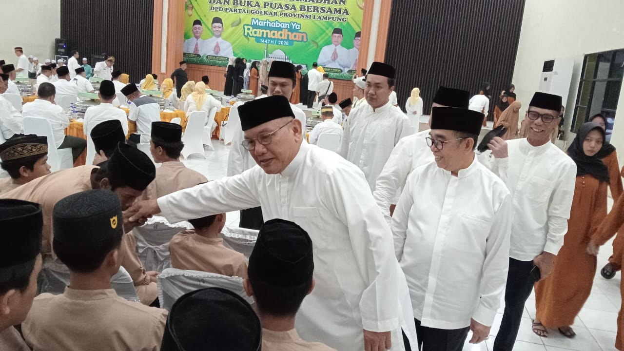 Tiga Pesan Hanan A Rozak Saat Buka Bersama Partai Golkar Lampung