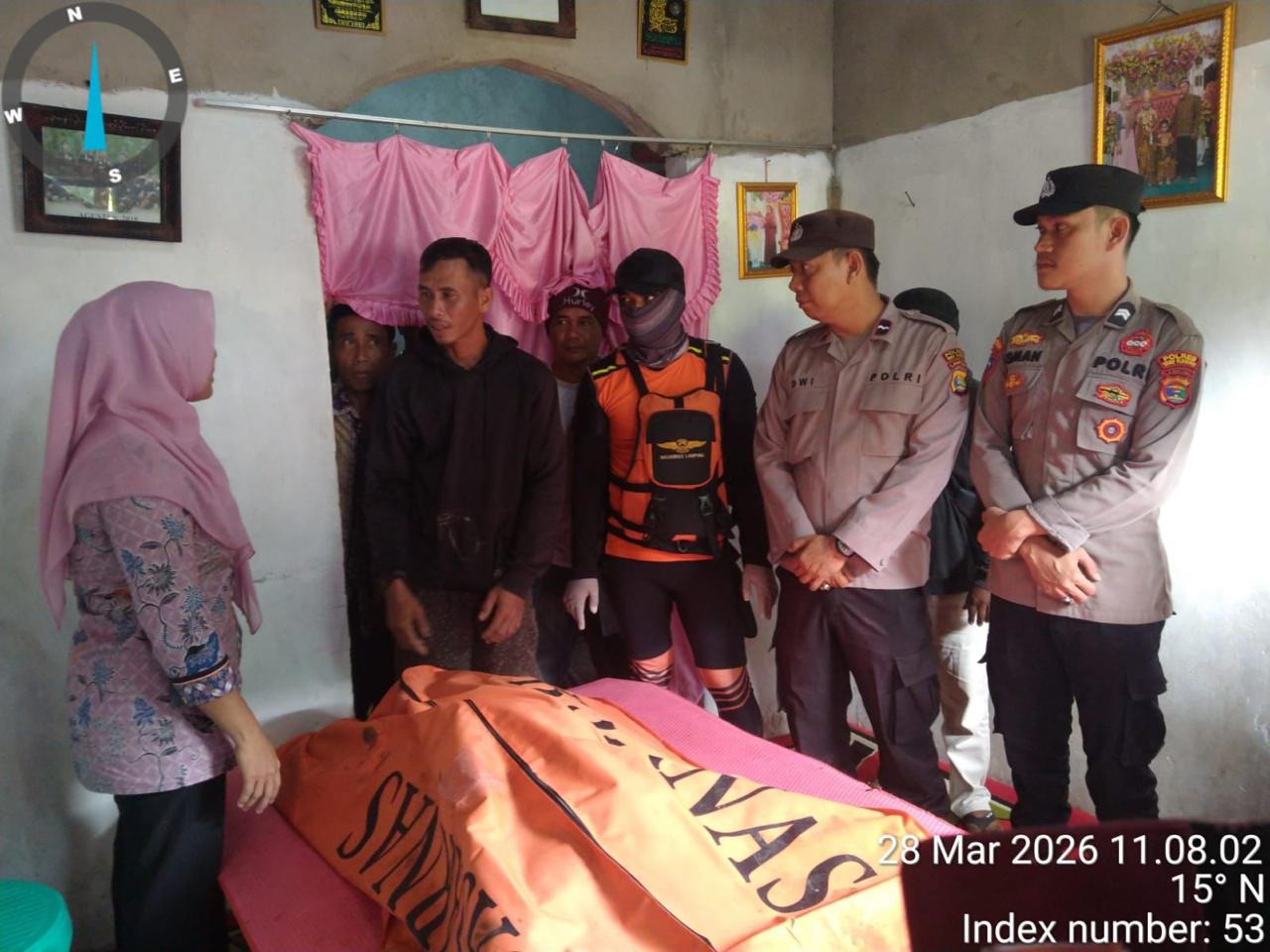 Kedua Jasad Korban yang Tenggelam di Sungai Way Umpu Ditemukan Meningga