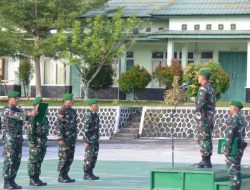 Kodim 0427 Way Kanan Gelar Upacara Khidmat, Fokus Siapkan Prajurit Siap Tugas Kewilayahan