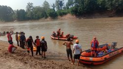BPBD Way Kanan Evakuasi Jasad Anak 8 Tahun Korban Tenggelam di Pakuan Ratu