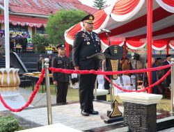 Kapolres Way Kanan Gelar Upacara dan Penghargaan di Hari Bhayangkara ke 80