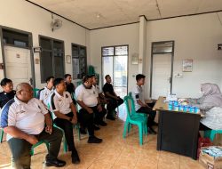 Dukung Program P4GN, Seluruh Petugas Lapas Way Kanan Lakukan Tes Urine dengan Hasil