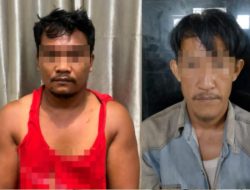 Dua DPO Terduga Pelaku Pencurian Rel kereta api Di 5 TKP Di bekuk Polres Way kanan Kerugian PT ( KAI ) Capai Tiga meliar rupiah lebih