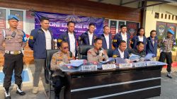 Konferensi Pers Polres Way Kanan Ungkap Kasus Tindak Pidana Curas Ranmor di 5 TKP dan Penyalahgunaan BBM yang Disubsidi Pemerintah